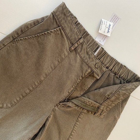 Young Fabulous & Broke NWT High Rise Cargo Pants Khaki Sz Medium - Picture 3 of 14
